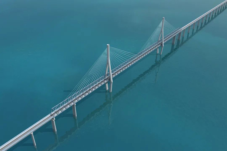 世界最长高速铁路跨海大桥开工 1  2.jpg